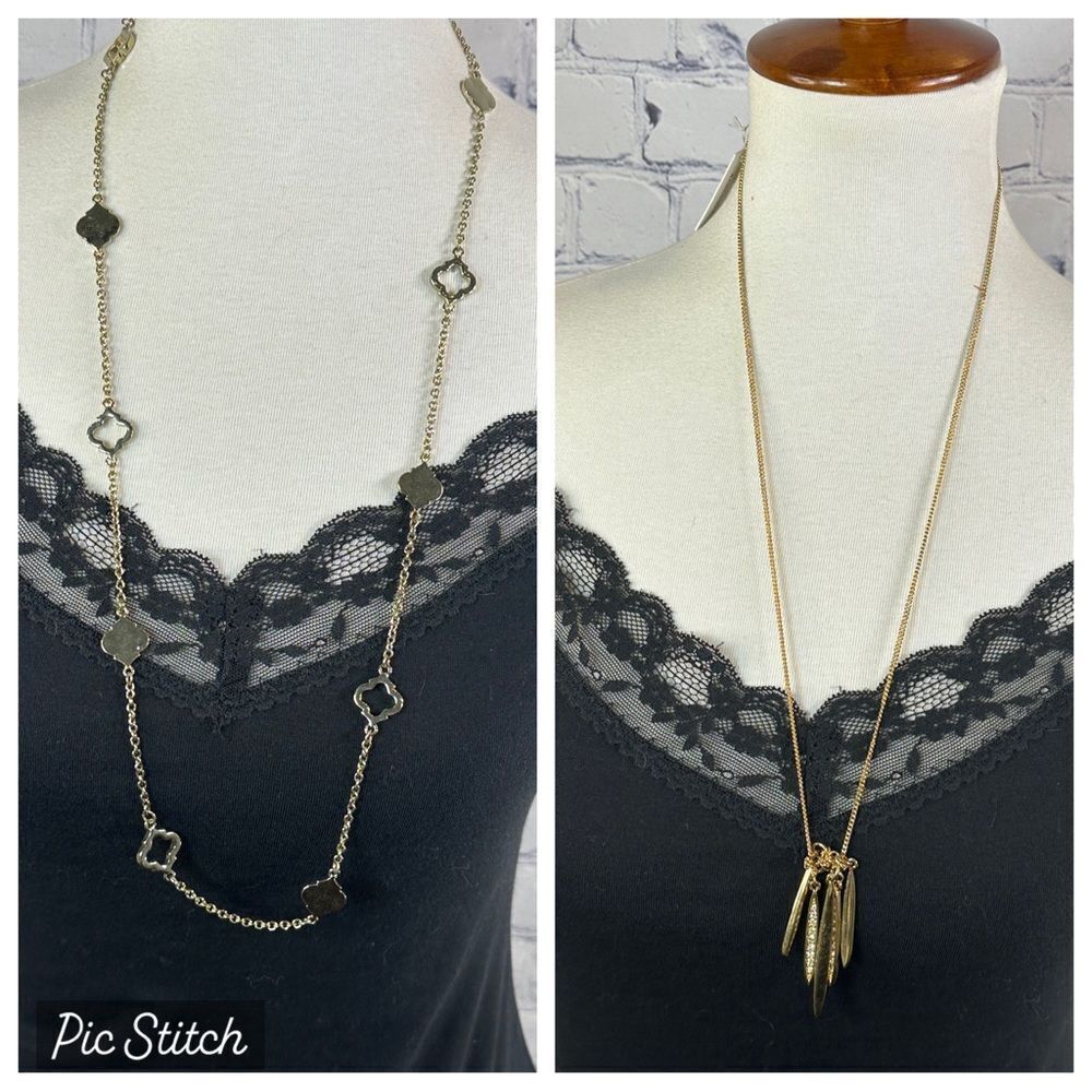✨ Bundle of Two Long Necklaces from Bancroft - New With Tags